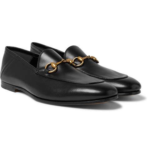 gucci brixton leather loafers sale|gucci brixton loafer men.